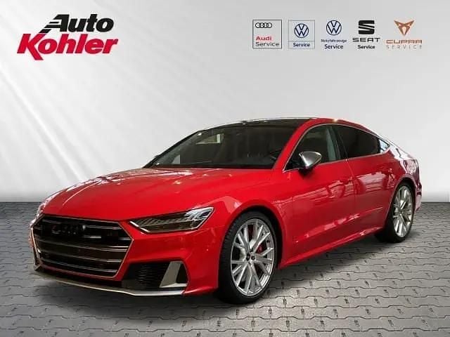 Rot Gebraucht 2021 Audi S7 Sportback Ambiente Kleinwagen | 57.280 € (Guter Preis) - Bild 1/4