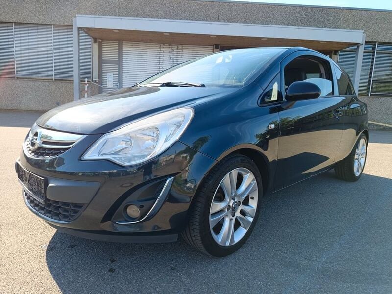 Black metallic Gebraucht 2012 Opel Corsa Kleinwagen | 2.500 € (Superpreis) - Bild 1/4