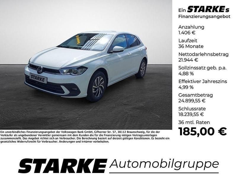 Weiß Neu 2025 VW Polo Life Limousine | 23.350 € (Superpreis) - Bild 1/4