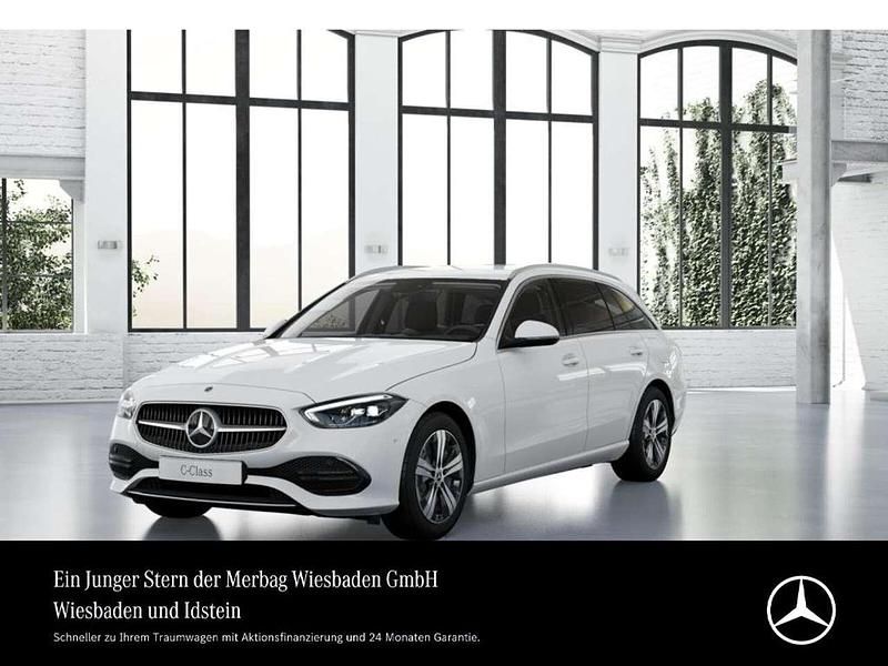 Polarweiß Gebraucht 2023 Mercedes C300e Avantgarde Kombi | 34.390 € (Superpreis) - Bild 1/4