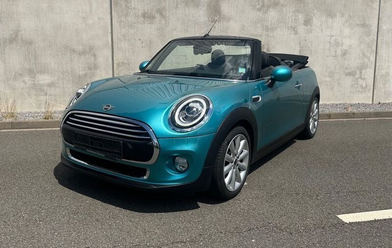 Caribbean aqua Gebraucht 2018 Mini Cooper Cabriolet Cabrio | 16.499 € (Superpreis) - Bild 1/4