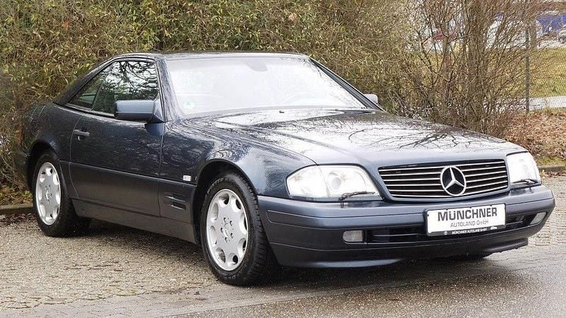 Blau Gebraucht 1997 Mercedes SL500 Cabrio | 46.999 € - Bild 1/4