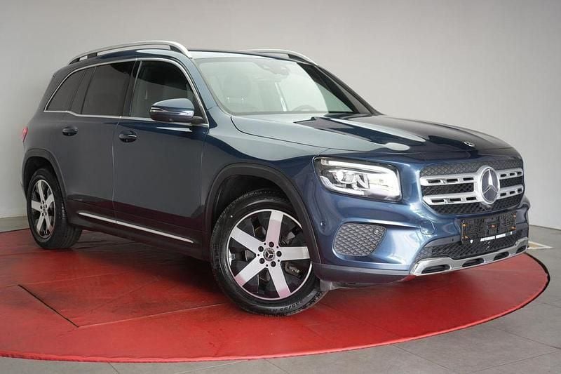 Denim blue Gebraucht 2021 Mercedes GLB220 Progressive SUV | 29.450 € (Superpreis) - Bild 1/4