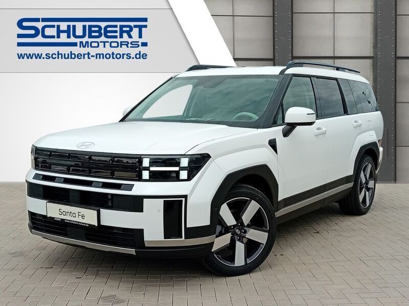 Creamy white (matt) / mat Neu 2025 Hyundai Santa Fe Signature SUV | 58.690 € - Bild 1/4