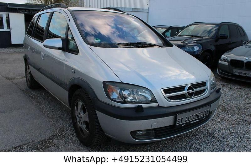 Gebraucht Opel Zafira Elegance 147 PS (108 kW) 2003 Silber Van / Kleinbus