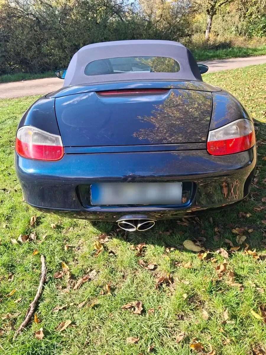 Usata Porsche Boxster 205 CV (150 kW) 1998 Blu Cabrio
