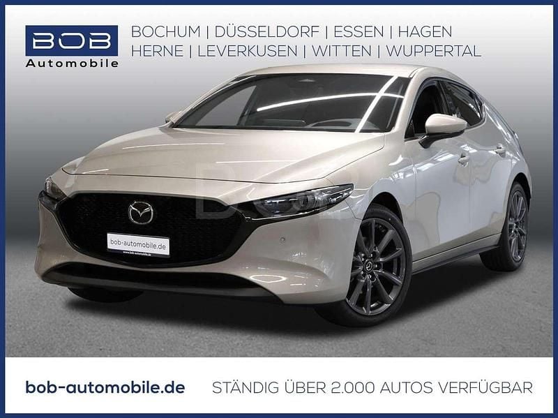 Soul red crystal Neu 2025 Mazda 3 Exclusive-Line Limousine | 29.480 € (Fairer Preis) - Bild 1/3