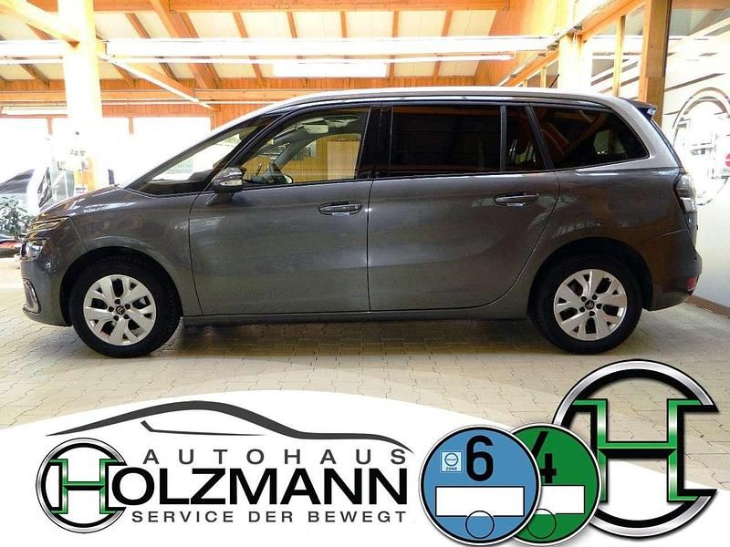 Gebraucht Citroën Grand C4 Picasso SELECTION 120 PS (88 kW) 2018 Platinum grau metallic Van / Kleinbus