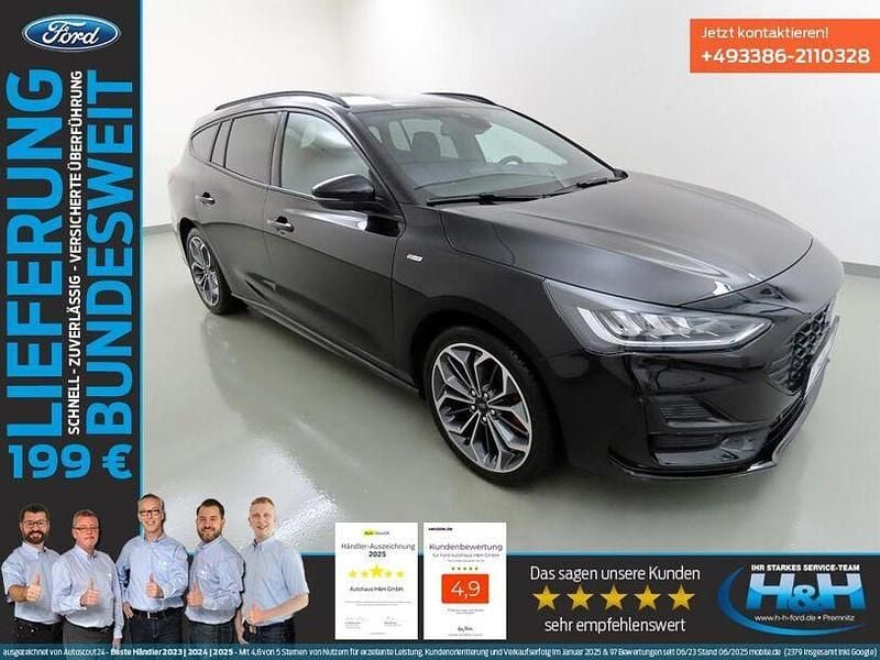 Obsidianschwarz Gebraucht 2023 Ford Focus ST-Line Kombi | 21.880 € (Guter Preis) - Bild 1/4