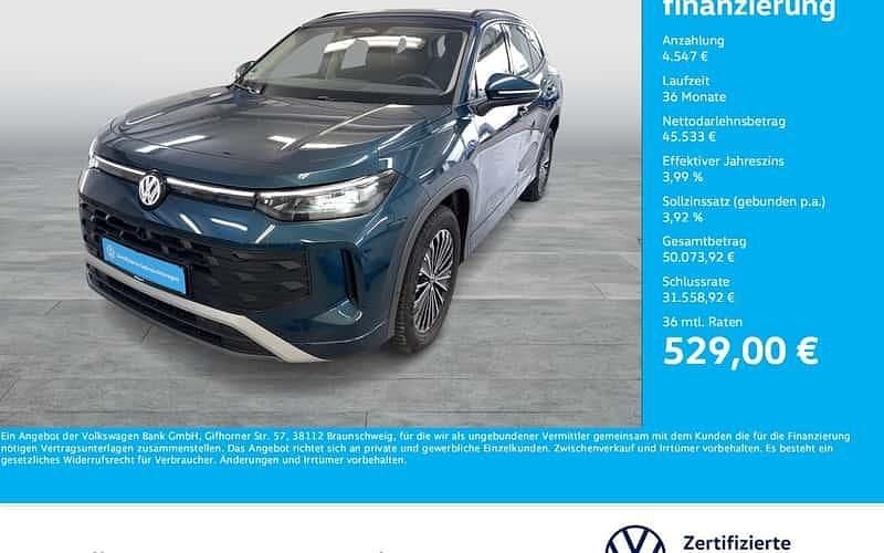 Blau Gebraucht 2025 VW Tayron Life SUV | 50.080 € (Superpreis) - Bild 1/4