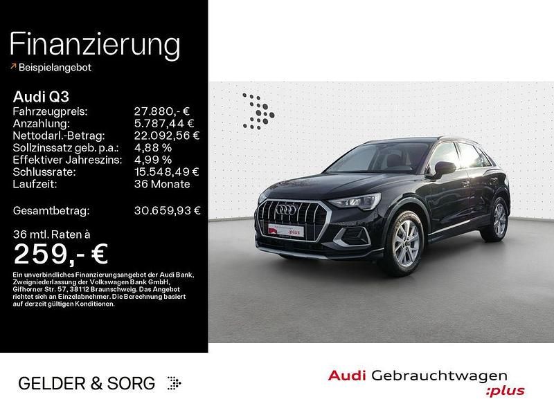 Gebraucht Audi Q3 Advanced 150 PS (110 kW) 2022 Mythosschwarz metallic SUV
