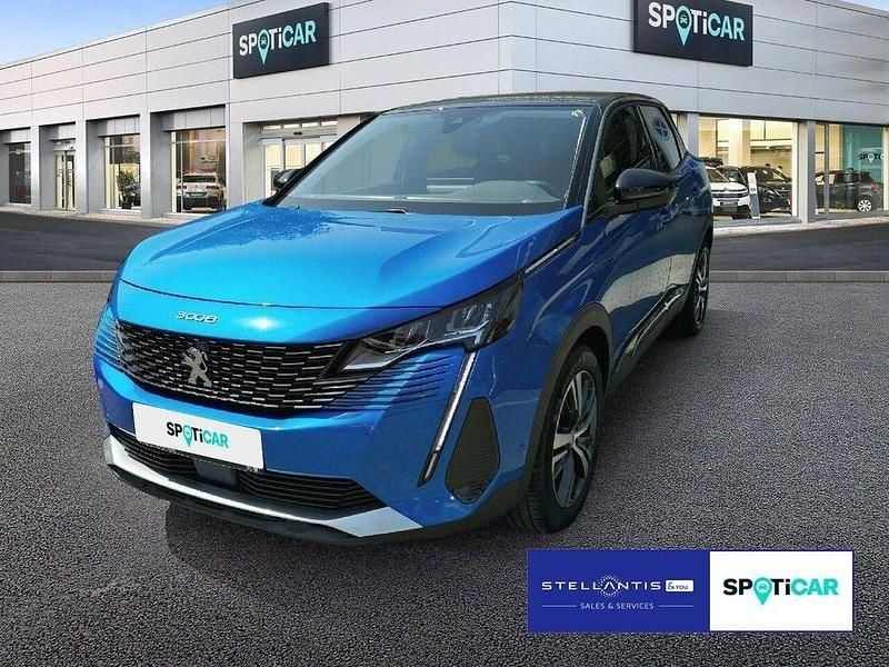 Blau Gebraucht 2022 Peugeot 3008 Allure SUV | 21.890 € (Superpreis) - Bild 1/4