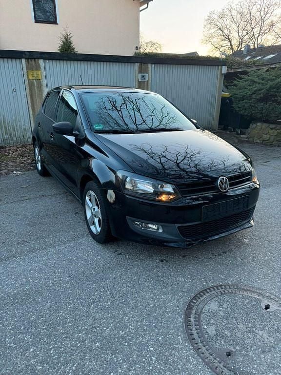 Gebraucht VW Polo Comfortline 75 PS (55 kW) 2010 Schwarz Kleinwagen