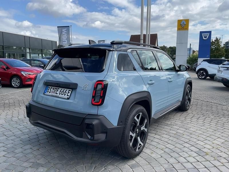 Neu Renault 4 E-Tech Komfort 77 kW (106 PS) 2025 Kumulusblau, black pearlschwarz metallic (blau) (blau) SUV