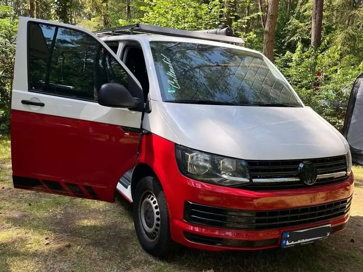 Gebraucht VW T6 140 PS (102 kW) 2015 Rot Van