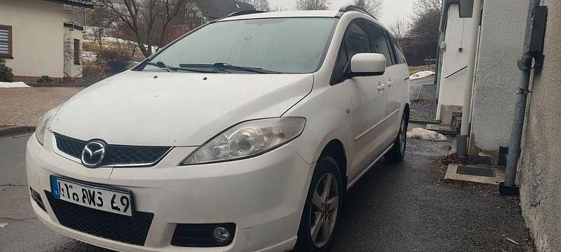 Gebraucht Mazda 5 Exclusive 145 PS (106 kW) 2006 Weiß Van / Kleinbus