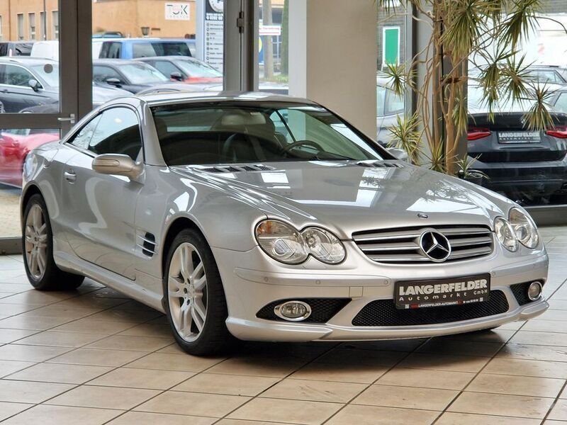 Iridiumsilber metalliclack Gebraucht 2007 Mercedes SL500 AMG Cabrio | 27.990 € (Etwas zu teuer) - Bild 1/4