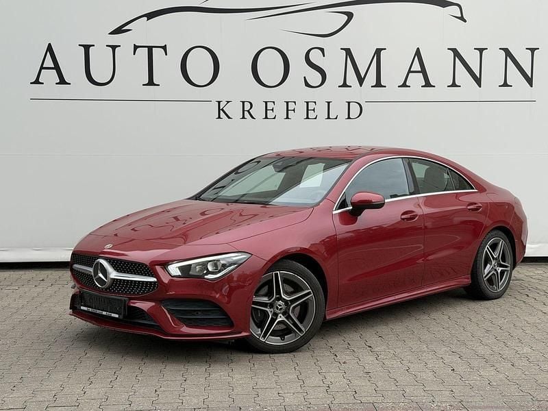 Patagonienrot metallic Gebraucht 2020 Mercedes CLA200 AMG line Limousine | 24.800 € (Superpreis) - Bild 1/3