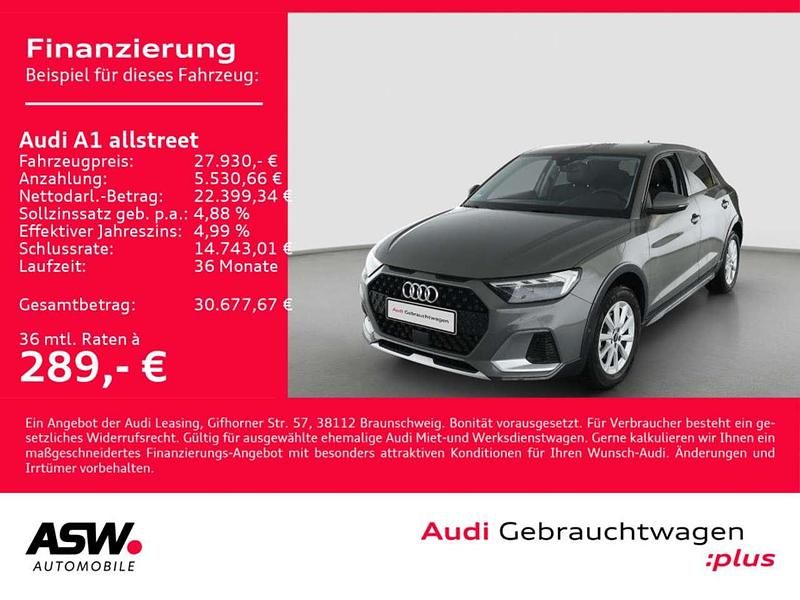 Chronosgrau metallic Gebraucht 2025 Audi A1 S-Line Limousine | 27.930 € (Fairer Preis) - Bild 1/3