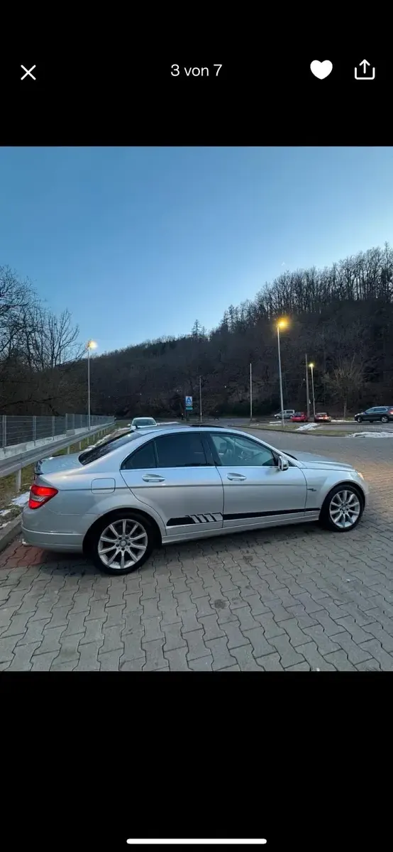 Gebraucht Mercedes C320 AMG 224 PS (164 kW) 2007 Silber Limousine