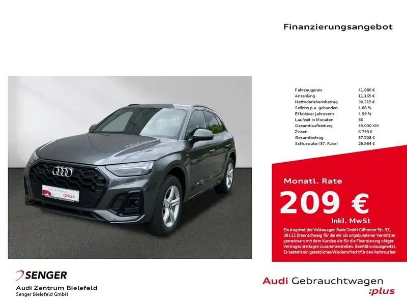 Grau Gebraucht 2022 Audi Q5 S-Line SUV | 41.880 € (Guter Preis) - Bild 1/1