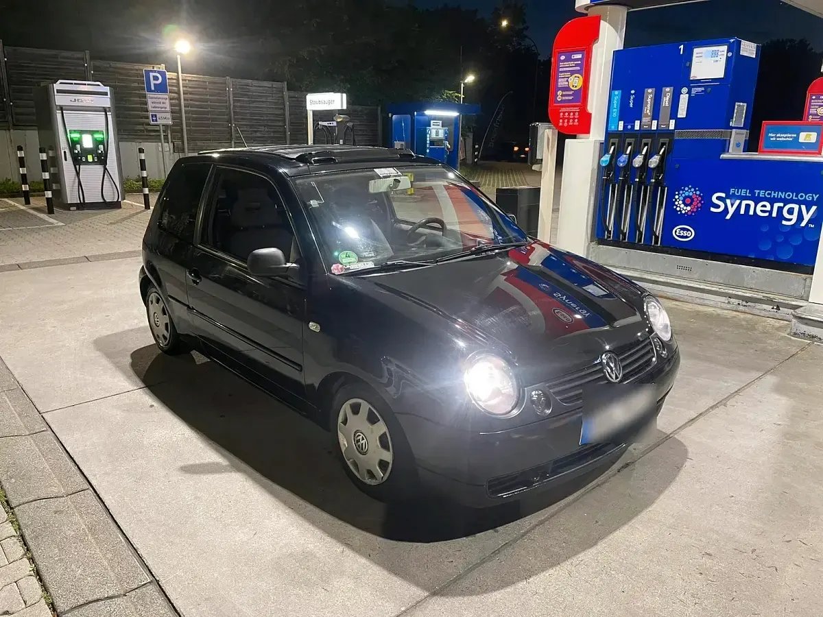 Gebraucht VW Lupo 50 PS (36 kW) 2002 Schwarz Kleinwagen