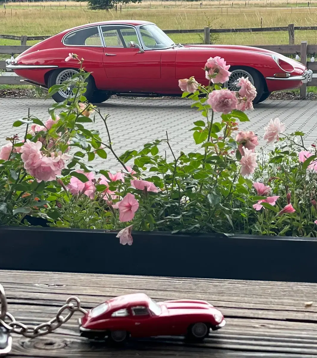 Gebraucht Jaguar E-Type 210 PS (154 kW) 1968 Rot Coupé