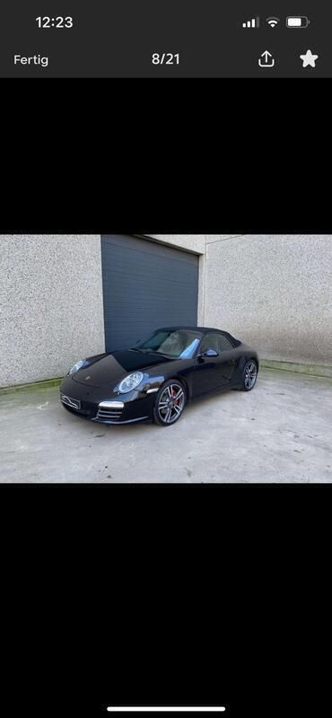 Schwarz Gebraucht 2009 Porsche 997 Cabrio | 60.900 € (Teuer) - Bild 1/4