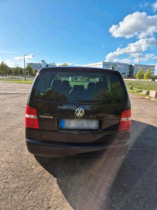 Gebraucht VW Touran Conceptline 102 PS (75 kW) 2006 Schwarz Van / Kleinbus