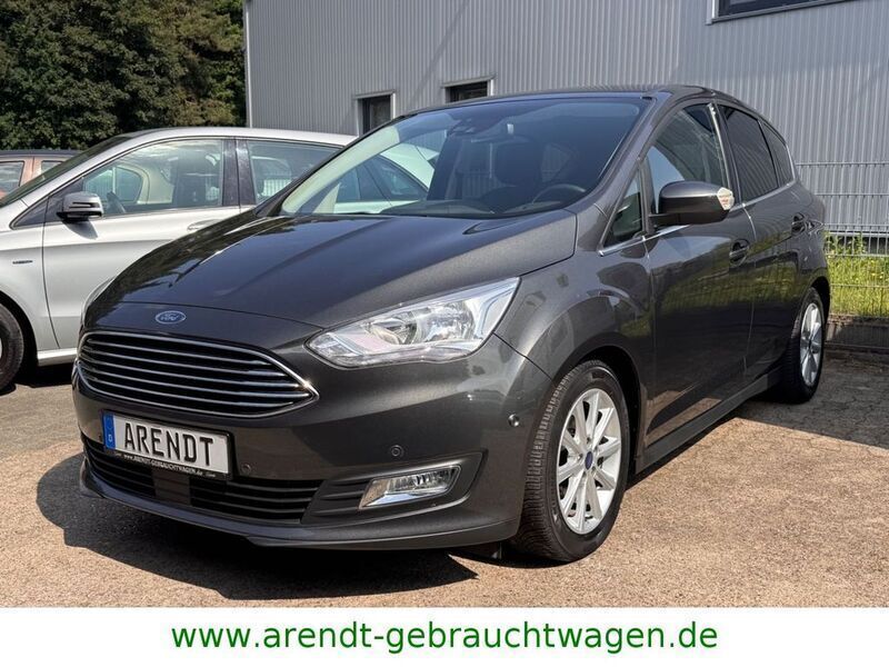Grau Gebraucht 2018 Ford C-MAX Titanium Van / Kleinbus | 16.790 € (Fairer Preis) - Bild 1/4