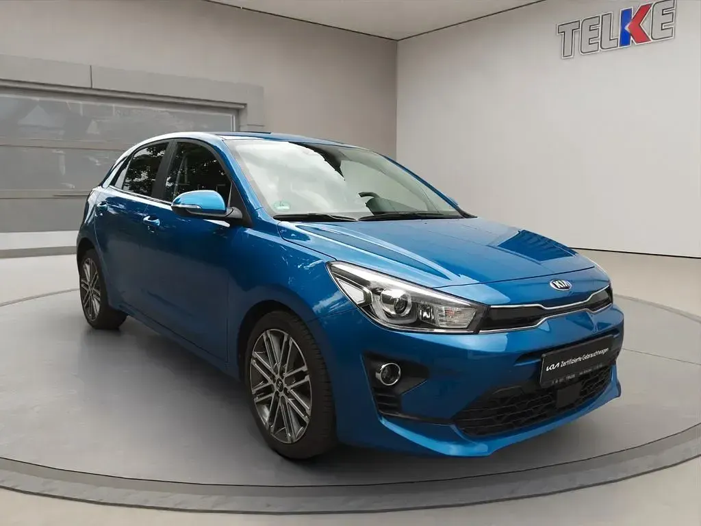 Gebraucht Kia Rio 120 PS (88 kW) 2021 Blau Limousine