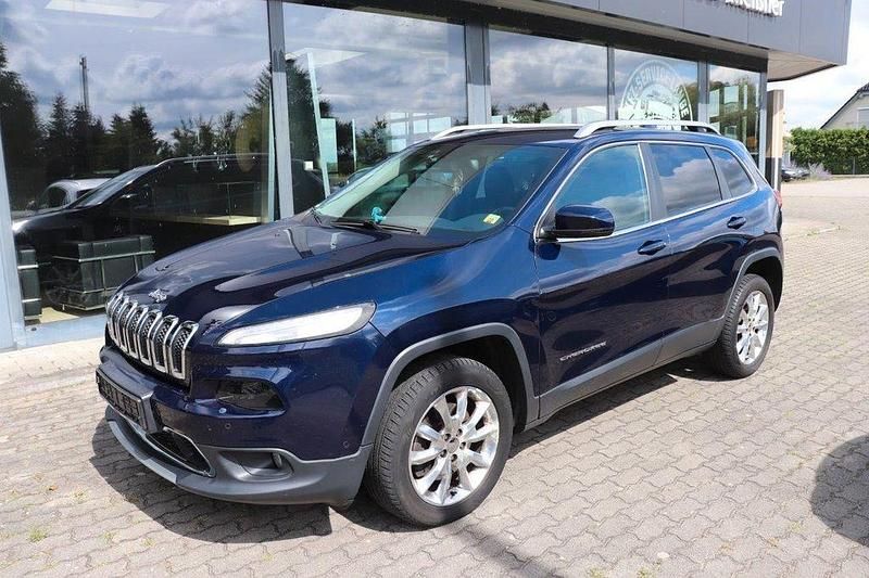 Blau Gebraucht 2014 Jeep Cherokee Limited SUV | 14.590 € (Teuer) - Bild 1/4