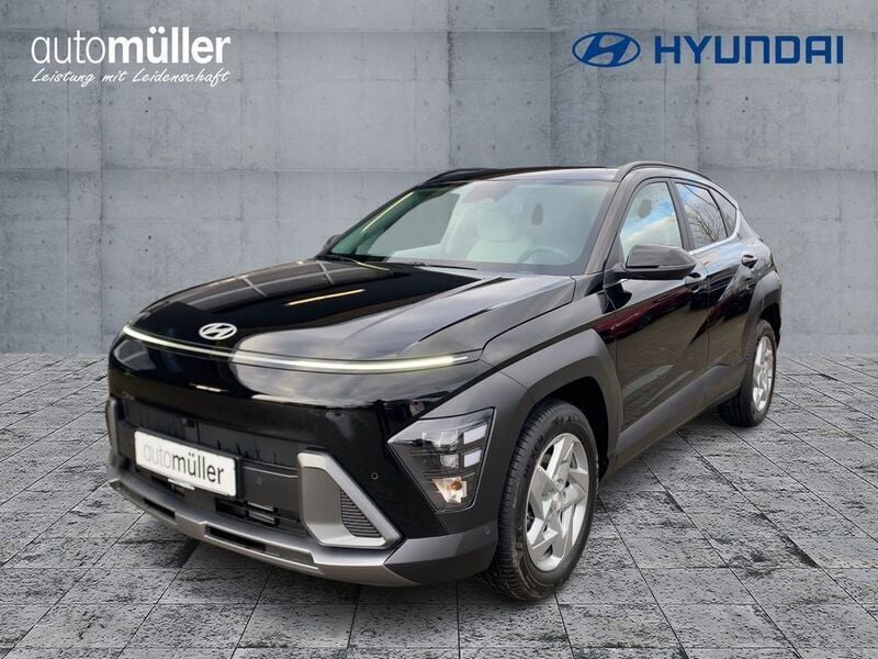Schwarz Gebraucht 2023 Hyundai Kona Trend SUV | 24.488 € (Guter Preis) - Bild 1/4