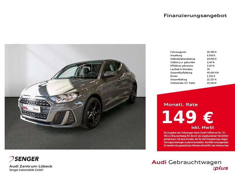 Chronosgrau metallic Gebraucht 2024 Audi A1 Sportback S-Line Kleinwagen | 26.380 € (Etwas zu teuer) - Bild 1/4
