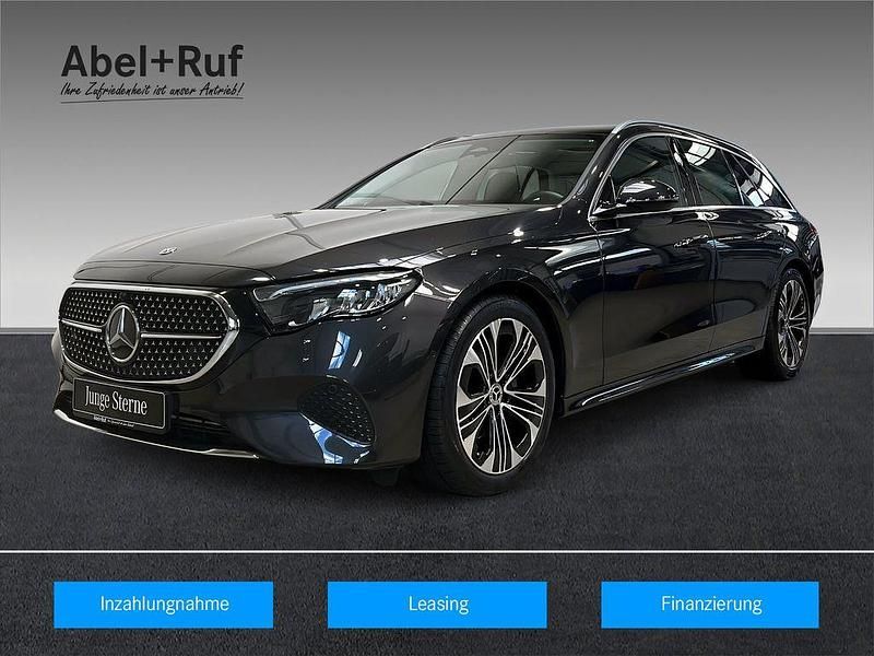 Lack graphitgrau (metallic) Gebraucht 2024 Mercedes E200 Avantgarde Kombi | 41.479 € (Fairer Preis) - Bild 1/4