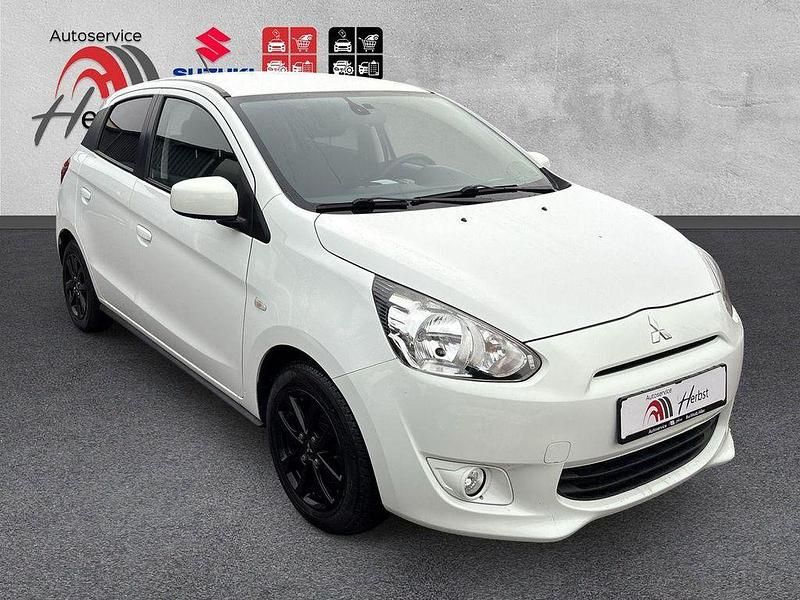 Gebraucht Mitsubishi Space Star Diamant Edition 80 PS (58 kW) 2016 Weiß Kleinwagen