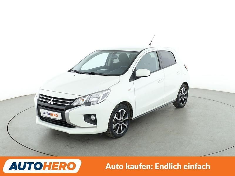 Weiß Gebraucht 2022 Mitsubishi Space Star Spirit+ Kleinwagen | 10.360 € (Guter Preis) - Bild 1/3