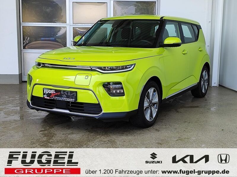 (cej) space cadet green Gebraucht 2022 Kia Soul EV Edition 7 SUV | 16.999 € (Superpreis) - Bild 1/4