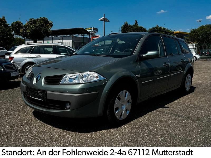 Green metallic Gebraucht 2008 Renault Mégane GrandTour Avantage Kombi | 1.850 € (Fairer Preis) - Bild 1/4