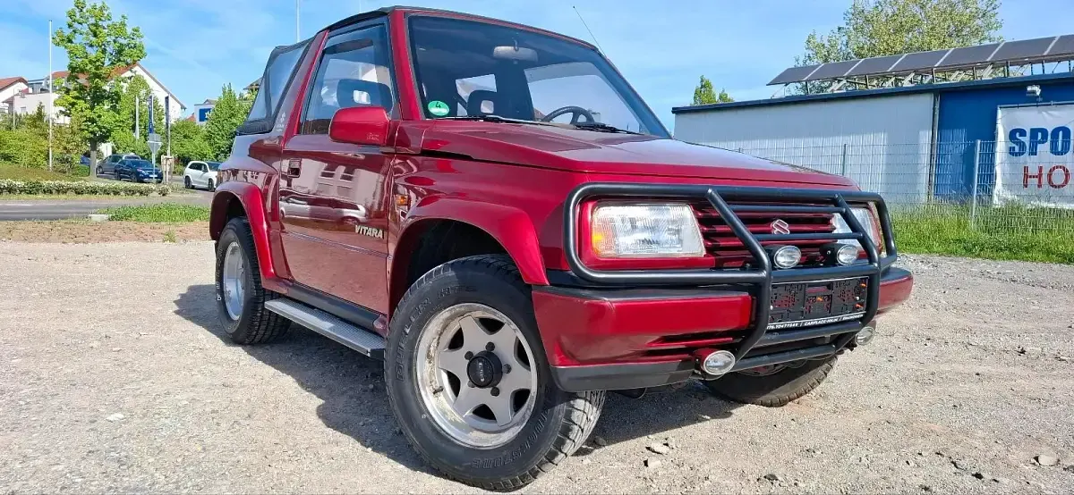 Gebraucht Suzuki Vitara 80 PS (58 kW) 1992 Rot Cabrio