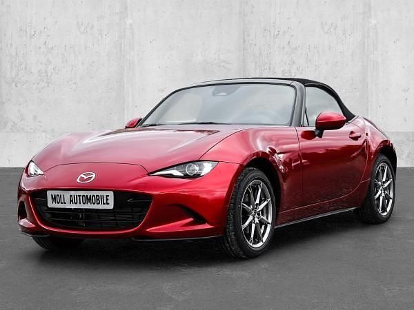 Rot (soul red crystal m) Neu 2025 Mazda MX5 Exclusive-Line Cabrio | 32.990 € (Fairer Preis) - Bild 1/4