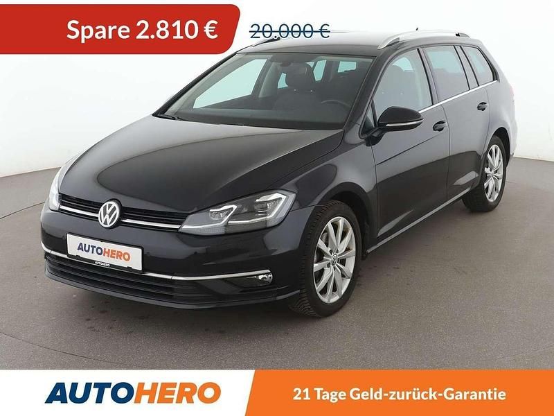 Schwarz Gebraucht 2019 VW Golf VII Highline Kombi | 17.190 € (Guter Preis) - Bild 1/3