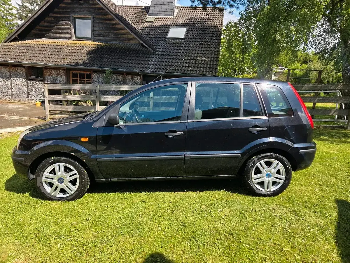 Gebraucht Ford Fusion 100 PS (73 kW) 2003 Schwarz Kleinwagen