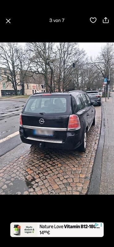 Gebraucht Opel Zafira 2007 Schwarz Van / Kleinbus