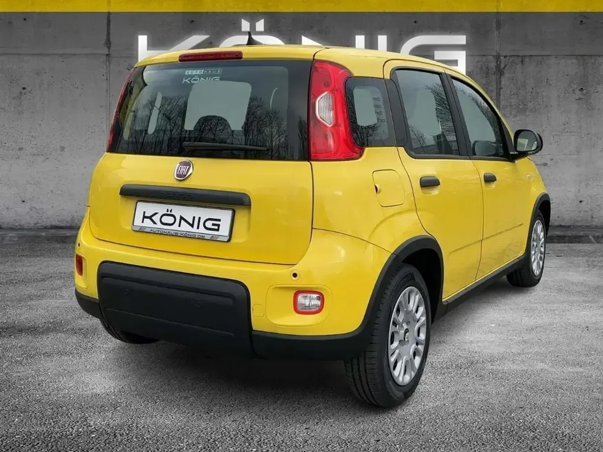 Neu Fiat Panda 69 PS (50 kW) 2025 Positano gelb dach schwarz (ge Kleinwagen