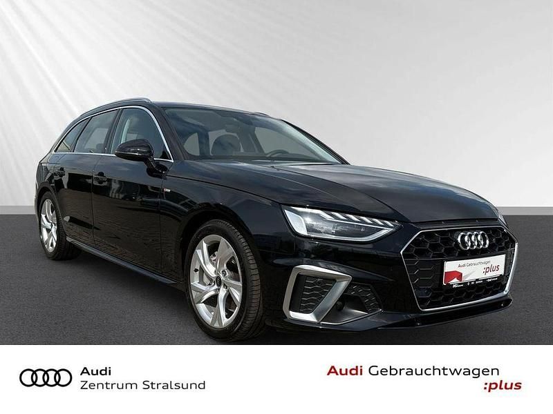 Mythosschwarz metallic Gebraucht 2024 Audi A4 S-Line Kombi | 35.700 € (Guter Preis) - Bild 1/4
