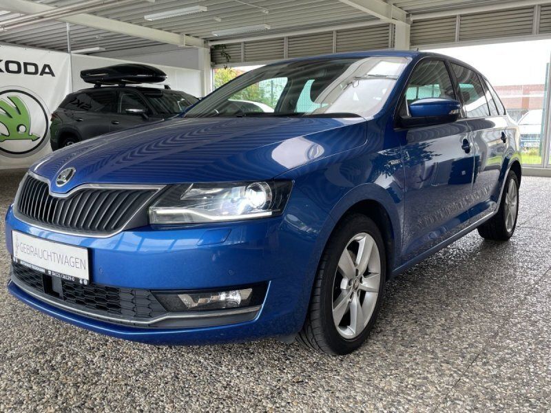 Race blau Gebraucht 2018 Skoda Rapid Clever Limousine | 12.490 € (Etwas zu teuer) - Bild 1/4