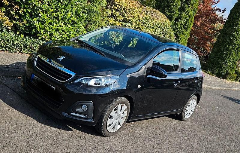 Schwarz Gebraucht 2014 Peugeot 108 Allure Kleinwagen | 5.100 € (Superpreis) - Bild 1/4