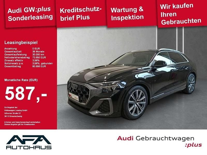 Mythosschwarz metallic Gebraucht 2025 Audi Q8 S-Line SUV | 73.650 € (Fairer Preis) - Bild 1/4