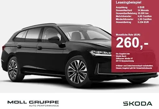 Neu Skoda Superb Selection 150 PS (110 kW) 2026 Schwarz Kombi